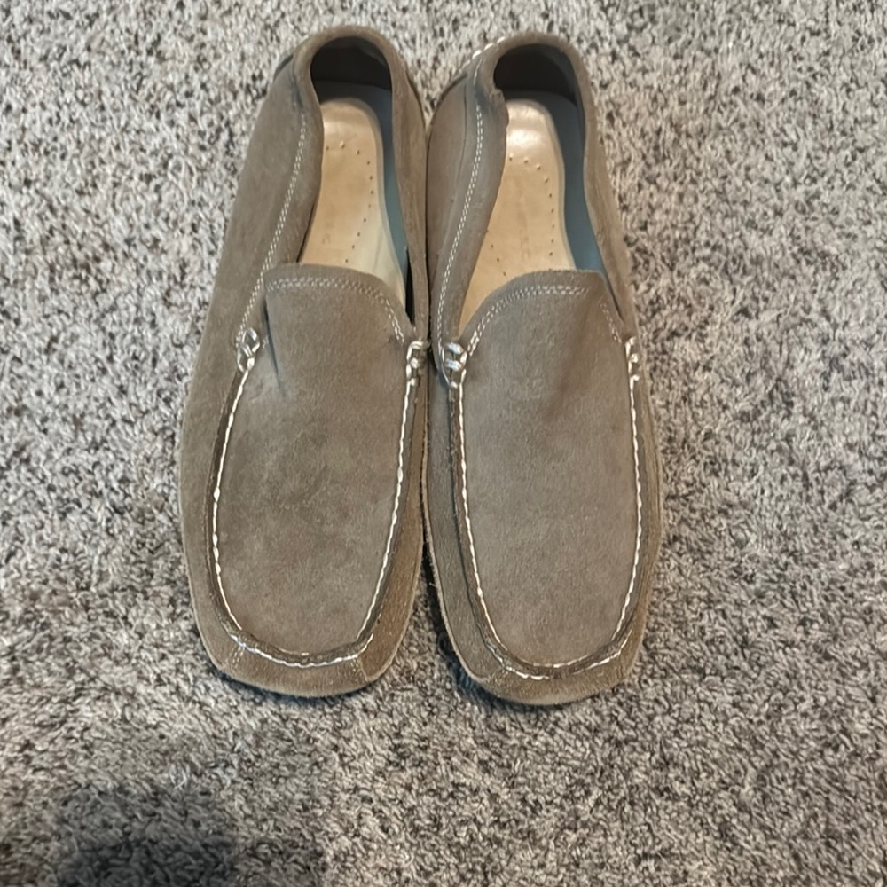 Men's Banana Republic Tan Suede Loafers